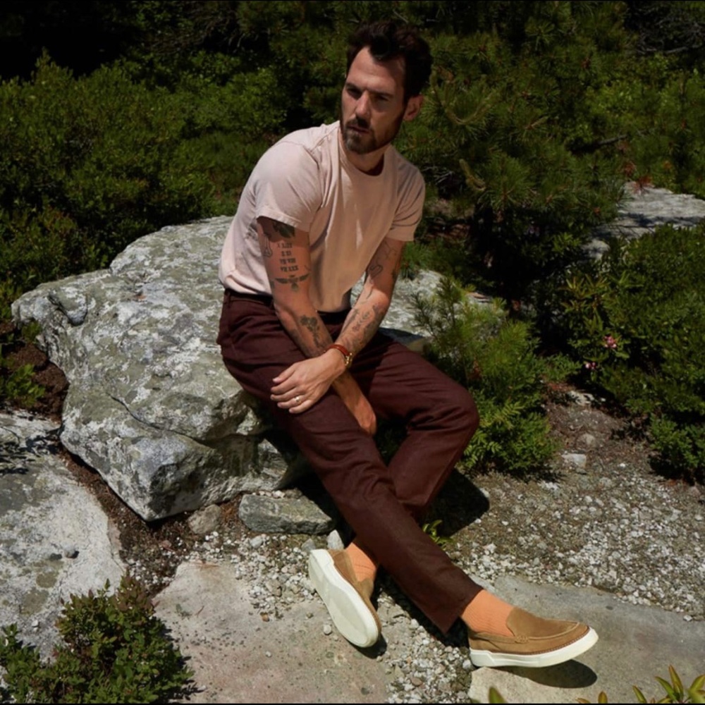 NIB Allen Edmonds Burke Suede Venetian Slip-On Sneakers